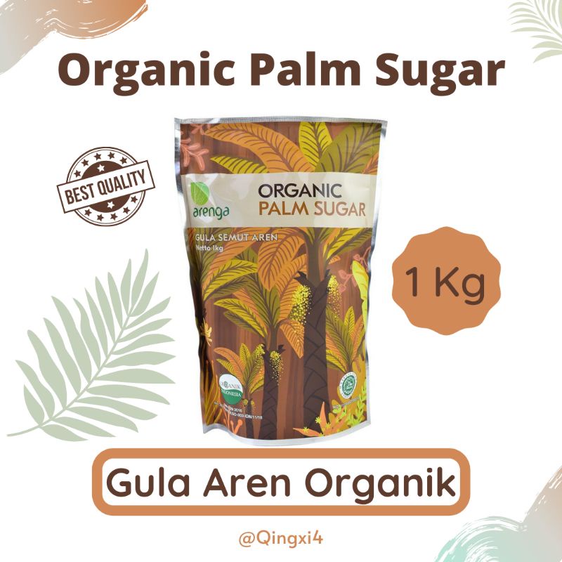 Jual Organic Palm Sugar / Gula Aren Organik / Arenga Palm Sugar 1kg Shopee Indonesia