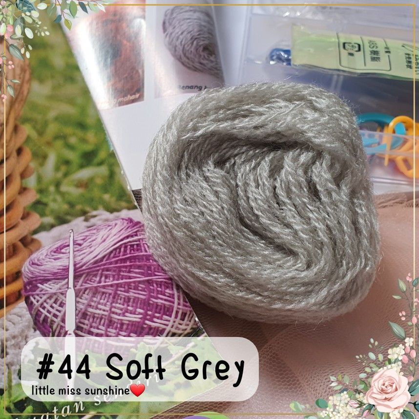 Jual Benang Siet/Breien Brayen 6 gr Rajut Merajut Seni Rajutan 44 Warna ...