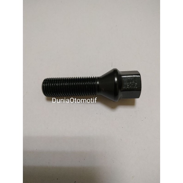 Jual Baut Roda Mercy / VW 14mm x 1.5 Hitam Panjang Ulir 4 Cm | Shopee ...