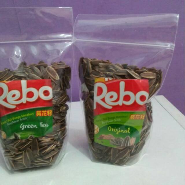 Jual Kwaci Rebo Biji Bunga Matahari 250gr Original Green Tea Milk