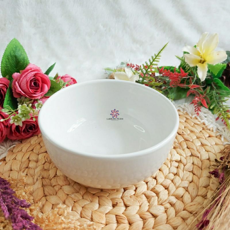 Jual [COD] KOREAN BOWL CERAMIC PORCELEN / Mangkok Keramik Jepang Polos ...