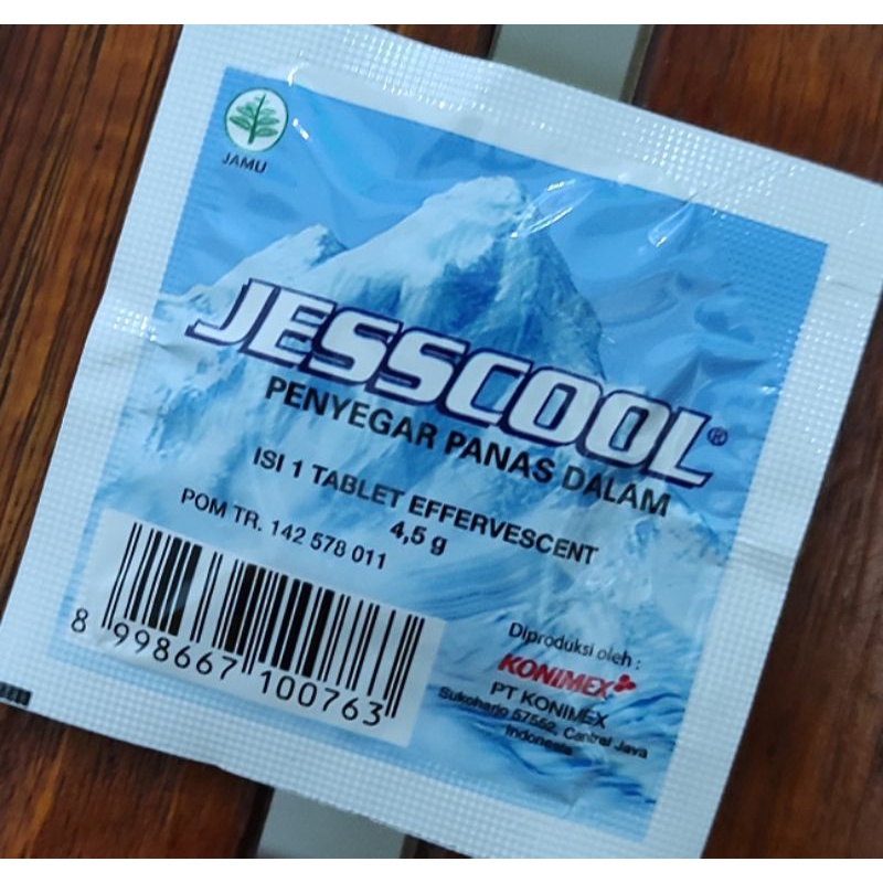Jual Jesscool 1 Tablet Effervescent / Meredakan Panas Dalam / Sariawan ...