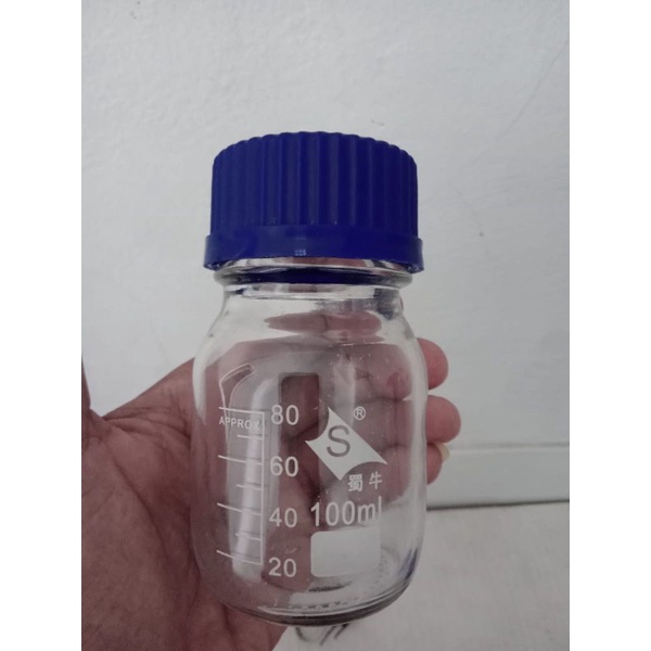 Jual Laboratory Bottle 100 ml S Botol Laboratorium 100 ml S | Shopee ...