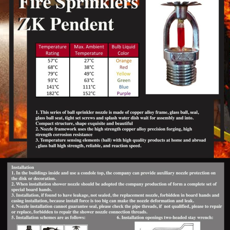 Jual Springkel pemadam pendent 68c zk | Shopee Indonesia