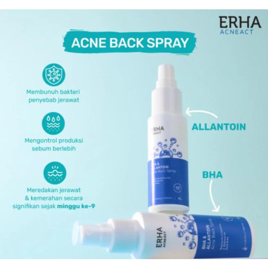 Jual ERHA21 ERHA Acne Back Spray 100 ml Shopee Indonesia