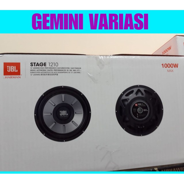 Jual SUBWOOFER JBL STAGE 1210 DOUBLE QW B59 1000 W Shopee