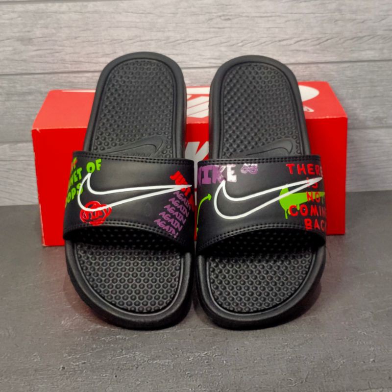 Jual Sandal Slide Sandal Slop Sandal Pria Nike Benassi Planet