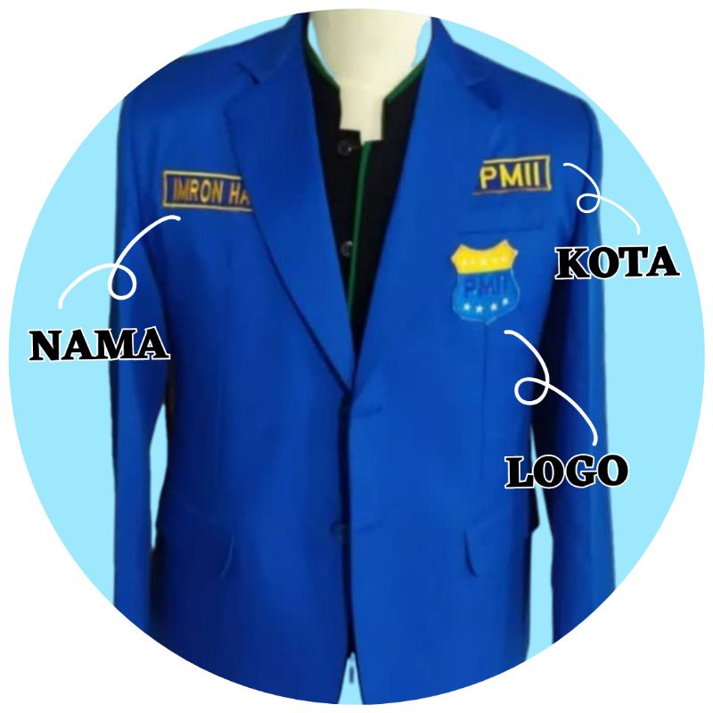 Jual JAS PMII Jas Blazer Almamater PMII Mahasiswa Islam Indonesia Jas ...