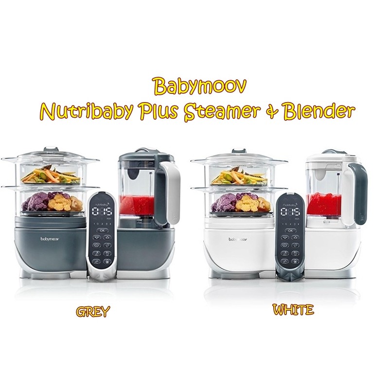 Jual ELEK10 Babymoov Nutribaby Plus Steamer & Blender Food Processor