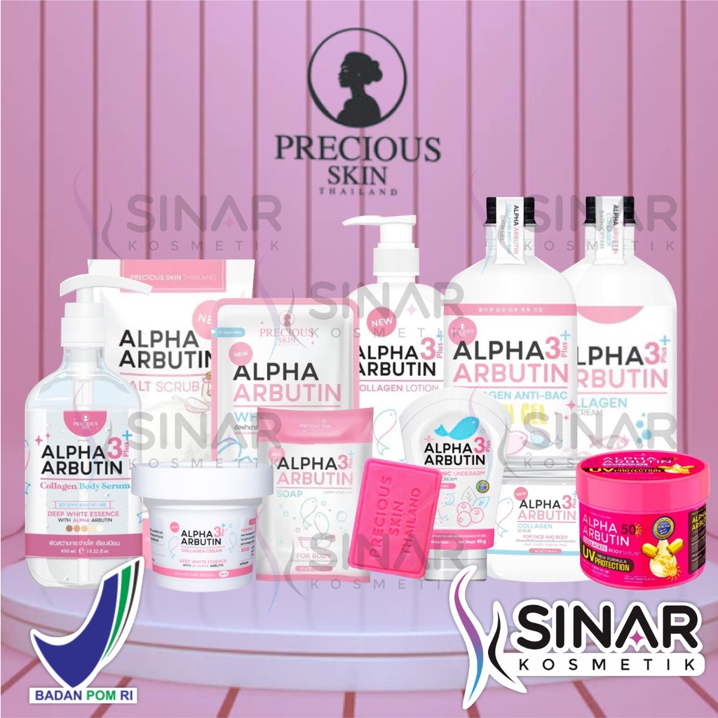 Jual Precious Skin Alpha 3 Plus Arbutin Series - Soap / Lotion ...