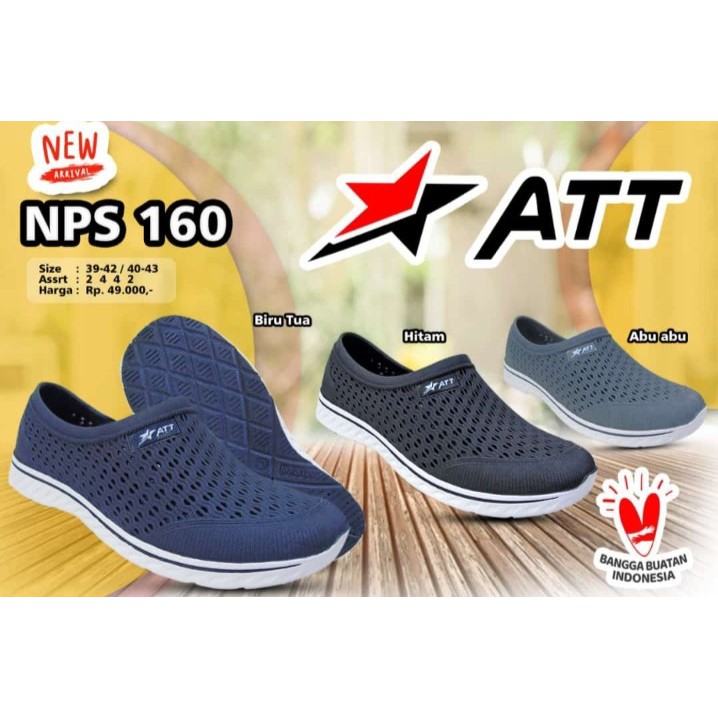 Jual Sepatu Pro Att nps 160 - Sepatu Karet Pria Slip On | Shopee Indonesia