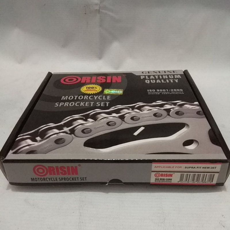 Jual Gearset / Drive Chain Kit / Rantai Roda Kit ORISIN SUPRA FIT NEW ...