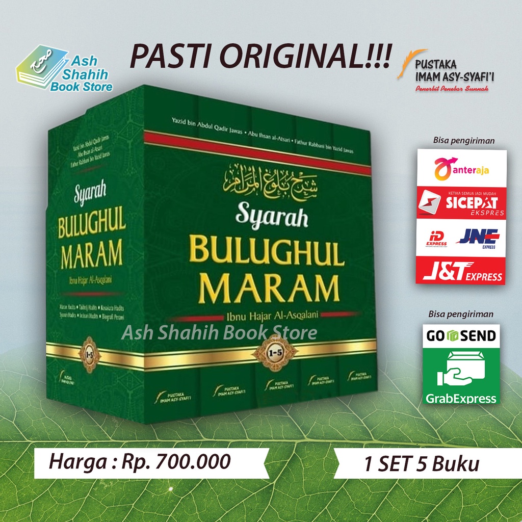 Jual Syarah Bulughul Maram 1 Set 5 Jilid Original - Ibnu Hajar Al ...