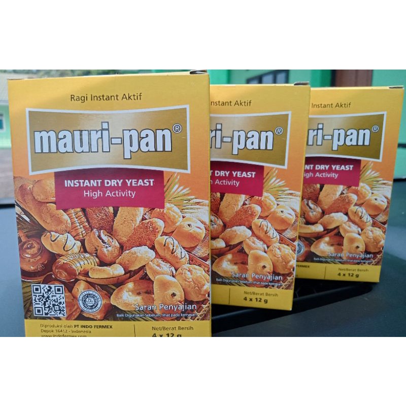 Jual Ragi Instant Mauri-pan 4x12 gram | Shopee Indonesia