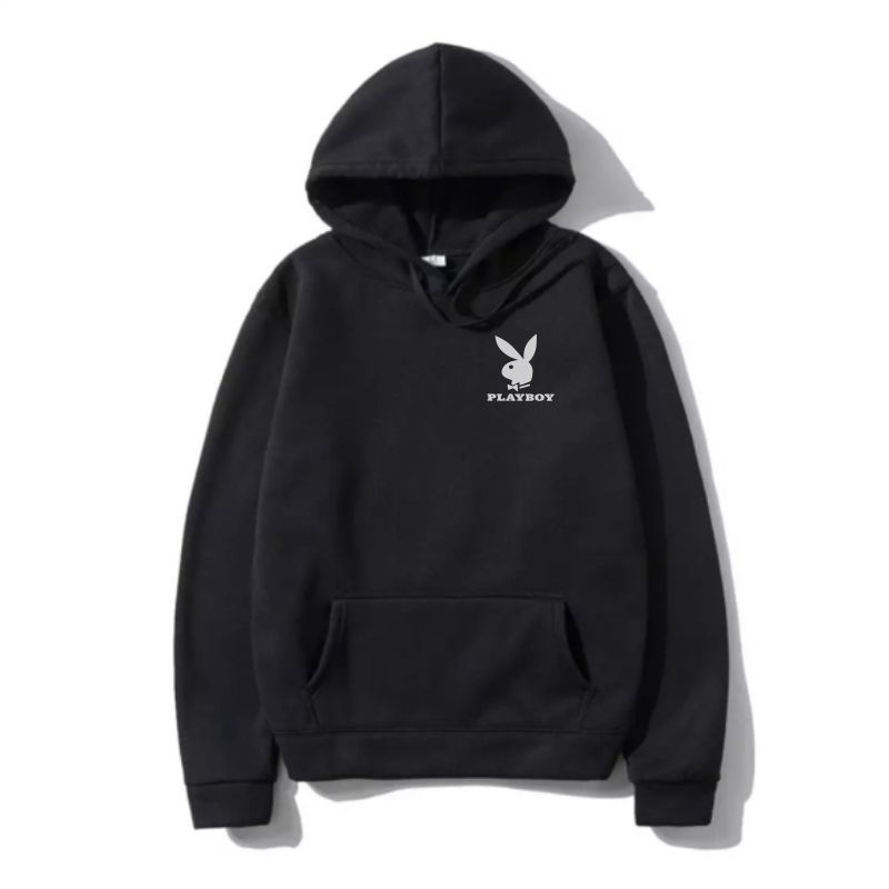 Jual Sweater Hoodie Basic LOGO PLAYBOY Pria Wanita Switer Unisex