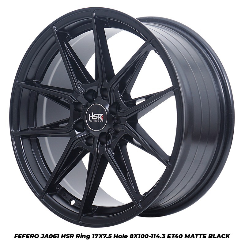 Jual Velg Racing Keren Tipe FEFERO JA061 HSR R17X75 H8X100-114,3 ET40 ...