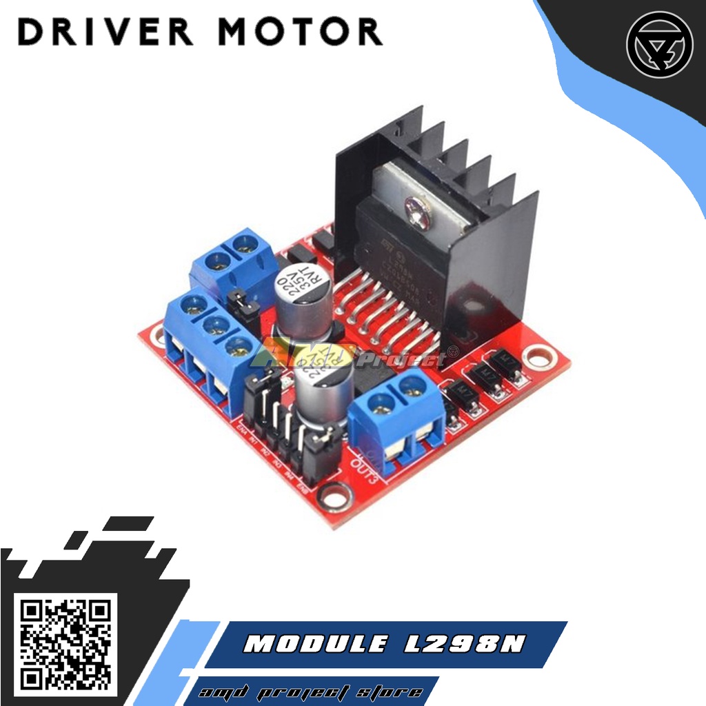 Jual Module L298N Dual Motor Driver Modul L298 H-Bridge With Heatsink ...