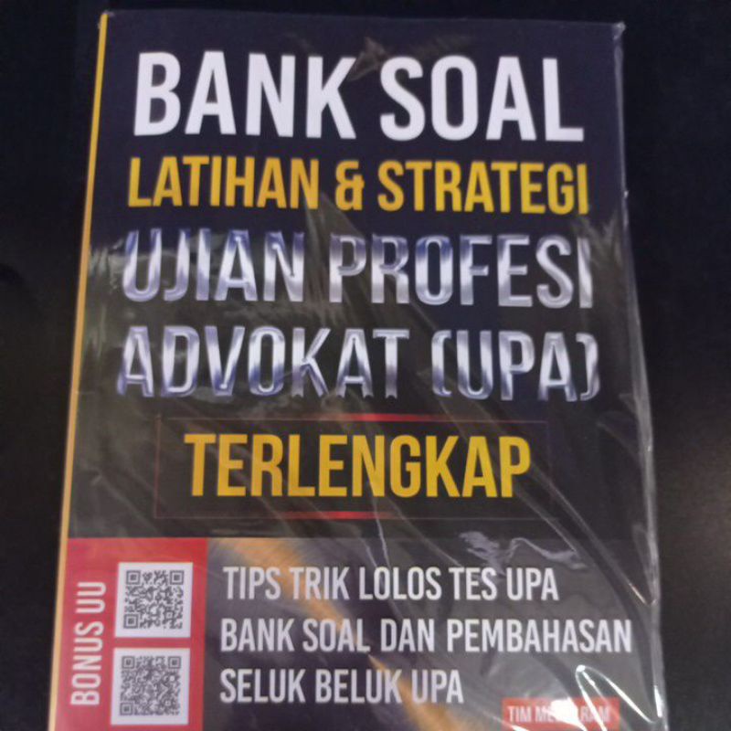 Jual Buku BANK SOAL LATIHAN & STRATEGI UJIAN PROFESI ADVOKAT TERLENGKAP ...