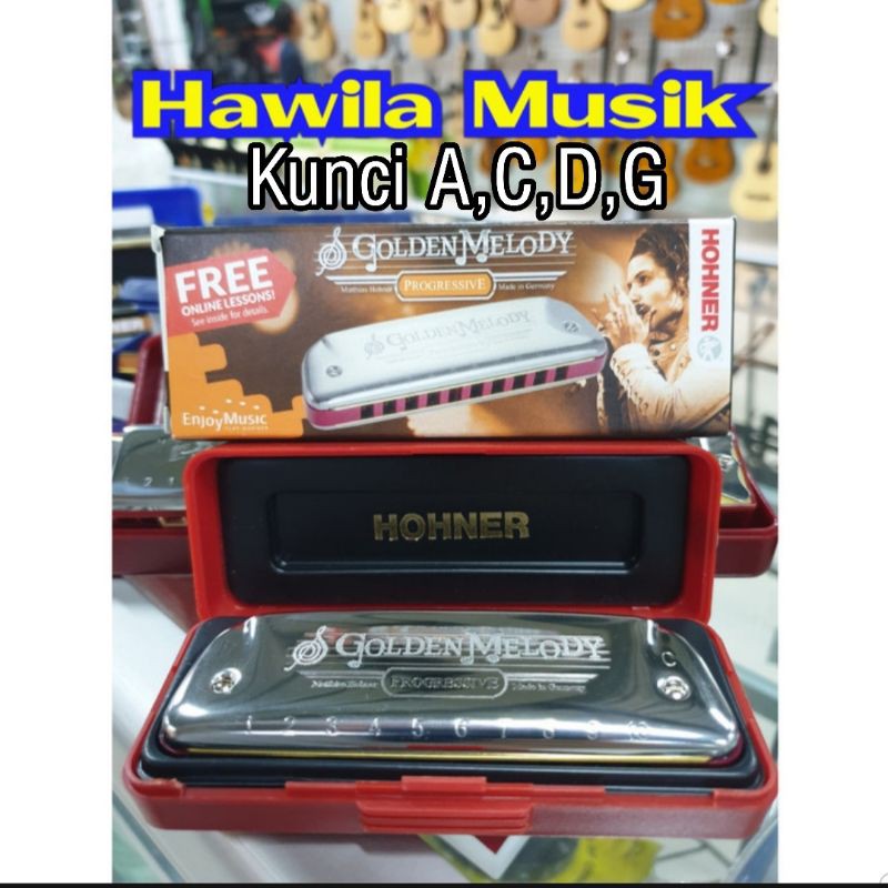 Promo Harmonica Hohner Golden Melody Diatonic Original Diskon 23% di Seller  Qeira Store - Kalibata, Kota Jakarta Selatan