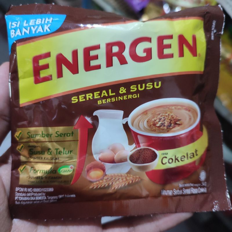 Jual Isi Lebih Banyak Kemasan Baruu Energen Susu Dan Cereal Sachet Coklat 34gr Shopee Indonesia 