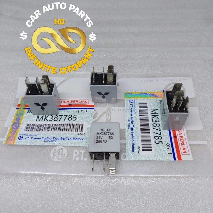 Jual RELAY AC MITSUBISHI PS125 TURBO CANTER KAKI 5 24V ORI MK387785 ...