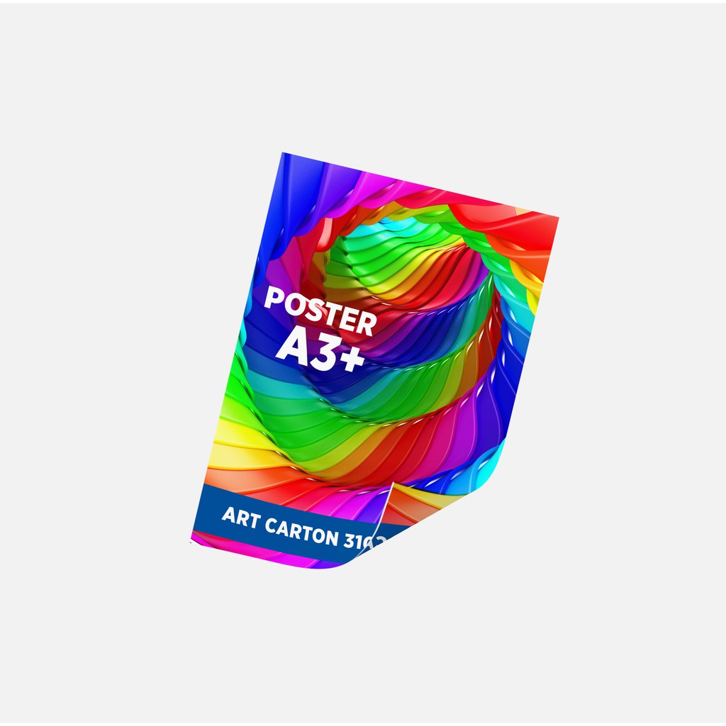 Jual Cetak Kertas Art Karton 310 Gsm Ukuran A3 Full Color Laminasi Glossy Doff Poster 6112