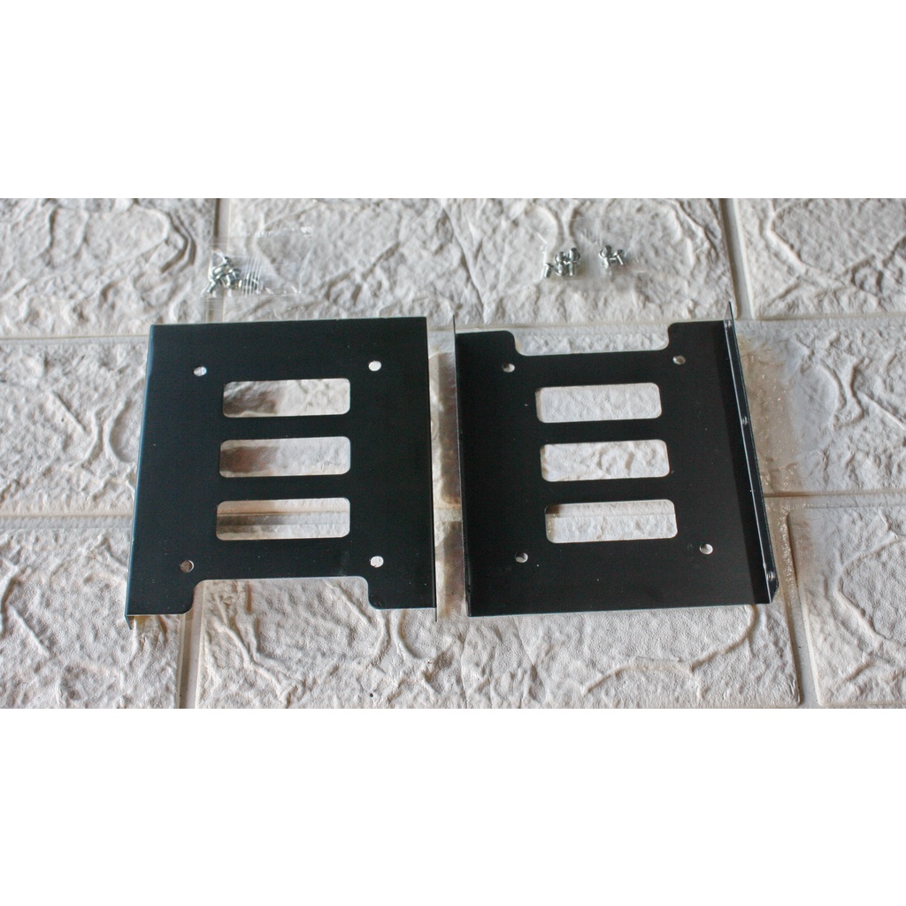 Jual braket ssd hdd 2 5 inch to 3 5 inch bahan metal for pc shopee