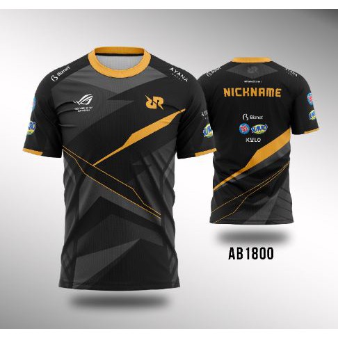 Jual KAOS JERSEY RRQ 2021 GAME ESPORT FREE CUSTOM NICKNAME DAN LOGO ...