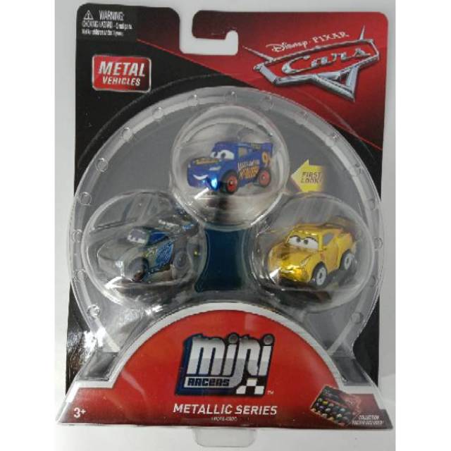 Jual Disney Pixar Cars Mini Racers Metallic Series | Shopee Indonesia