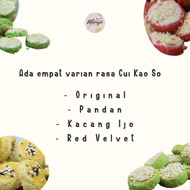 Jual CUI KAO SO // MAZAYA COOKIES KUE KERING | Shopee Indonesia