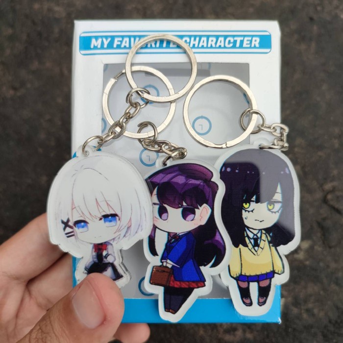 Jual NEW Gantungan Kunci Anime Mieruko-chan - Keychain Komi-san - Miko ...