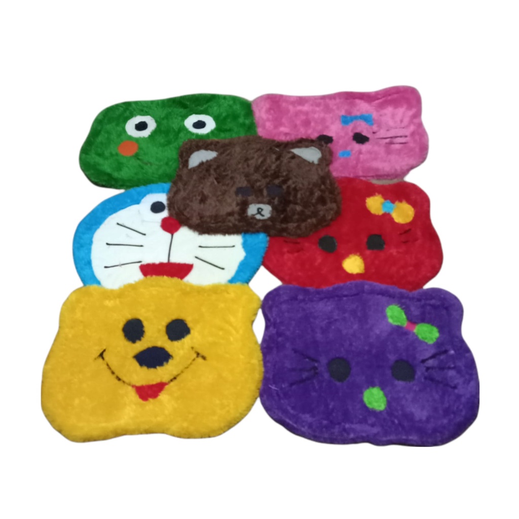Jual KESET KARAKTER BULU RASFUR LEMBUT ORIGINAL / KESET EMOJI | Shopee ...