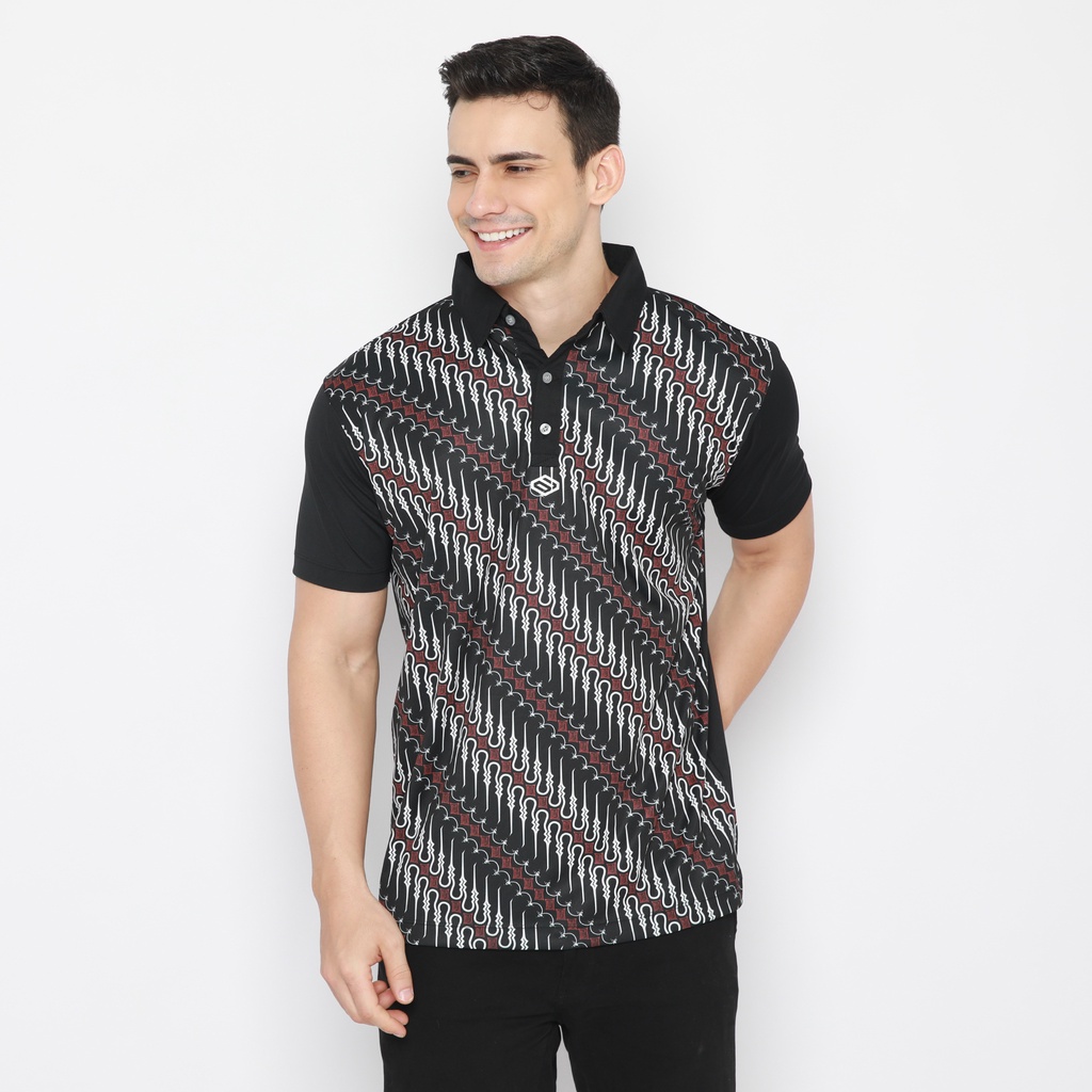 Batik polo shirt sale