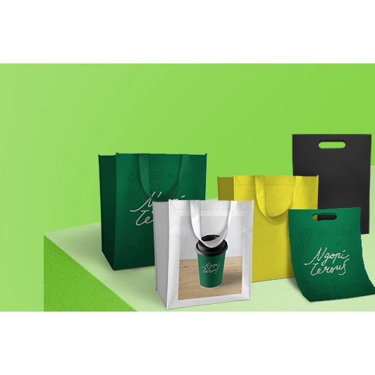 Jual Sablon Tas Spounbond Custom Free Desain Minimal 50 Pcs | Shopee