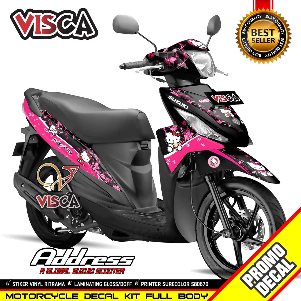 Jual Decal Stiker Address Stiker Suzuki Address Striping Suzuki Adress ...