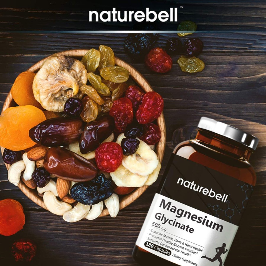 Jual NatureBell Maximum Strength Magnesium Glycinate 500mg 180