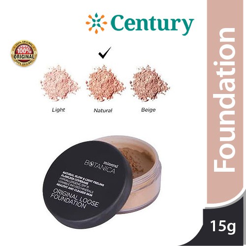Jual Botanica Original Loose Powder Foundation Natural 15gr | Shopee ...