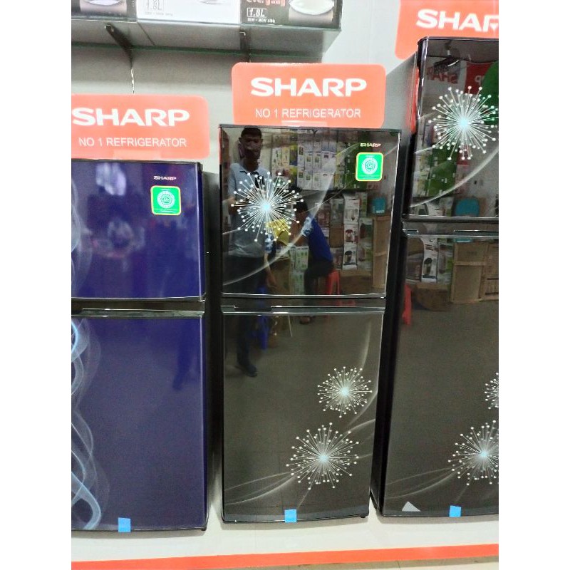 Jual Kulkas Sharp 2 Pintu 237MG - DP(Bintik Pink) / DB (Bintik Biru ...