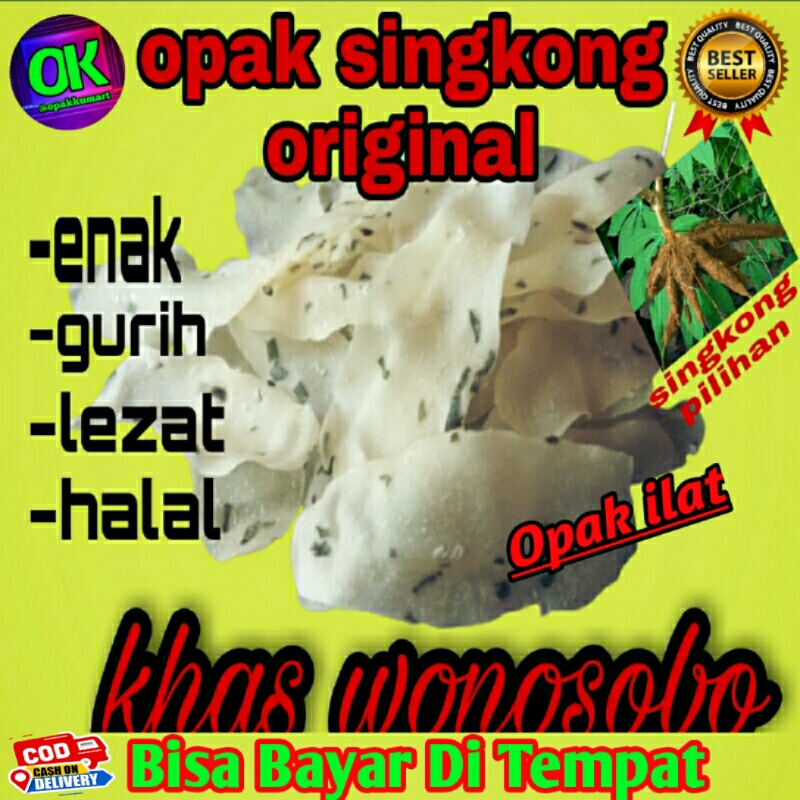 Jual Snack Opak Ilat Keripik Kripik Kerupuk Krupuk Cemilan Camilan