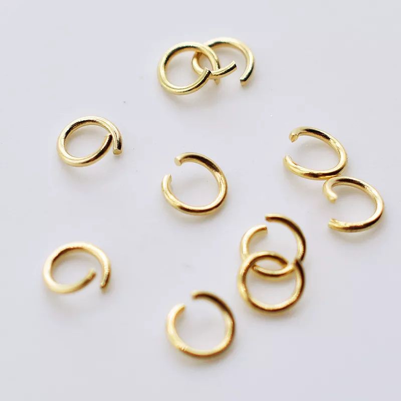 Jual 10 gr Splitted Open Jump Ring tebal | Shopee Indonesia