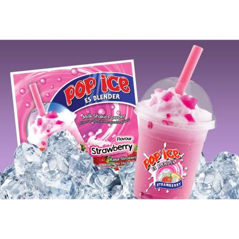 Jual pop ice rasa strobery | Shopee Indonesia