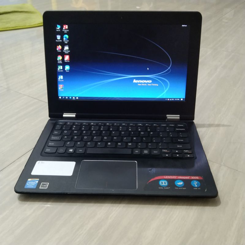 Jual LAPTOP SEKEN SECOND NOTEBOOK LE IdeaPad 300s-11IBR 12 INCI 11.6 ...
