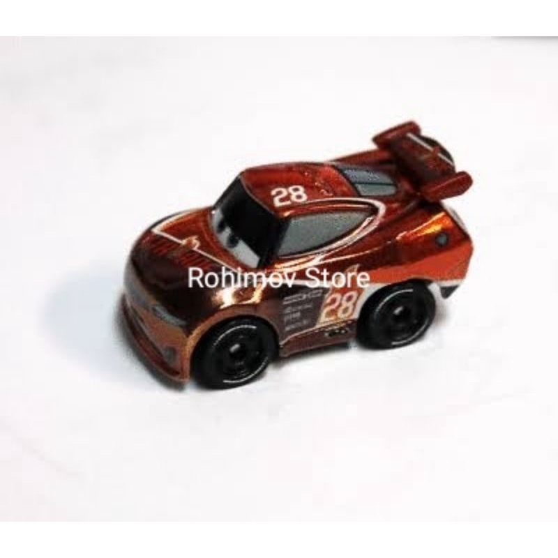 Jual Metallic Tim Treadless mini racers cars No. 16 mattel segel blind ...