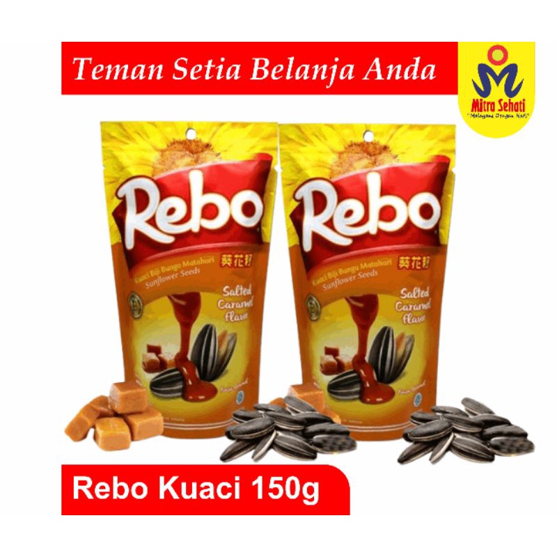 Jual Kuaci Rebo 150gr ukuran Besar Berbagai Rasa (Original/Greentea ...