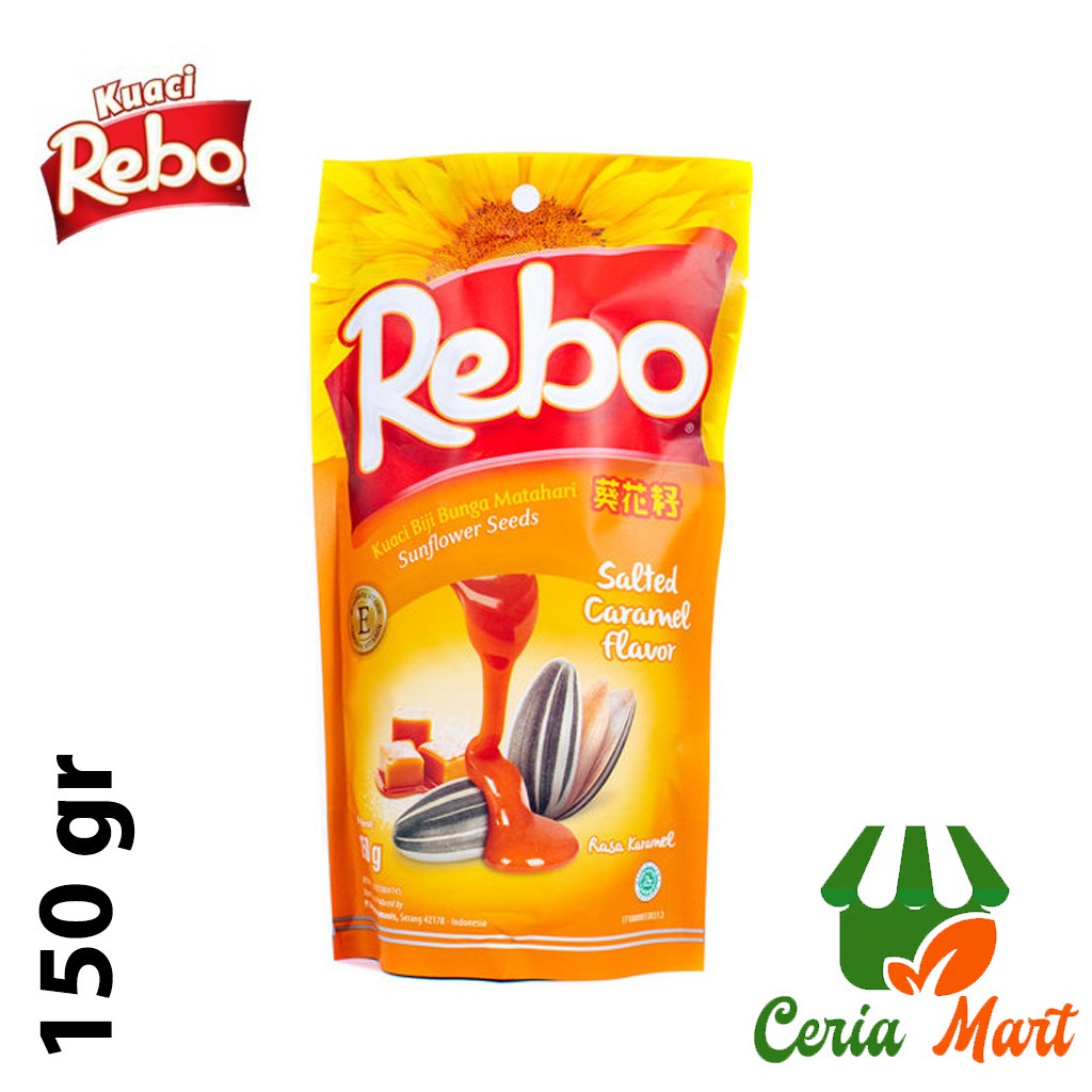 Jual Kuaci Rebo 150 Gr Original Milk Salted Caramel Green Tea Snack