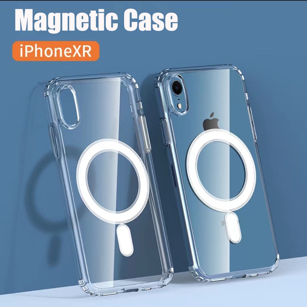 Magsafe Case Wireless Charging Magnetic Case Untuk Iphone X XR XS MAX 11 12  13 Mini pro Max