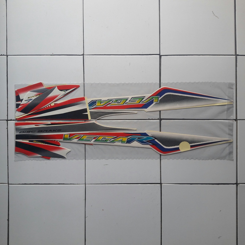 Jual STIKER STRIPING MOTOR VEGA R 2004 PUTIH-MERAH STANDAR | Shopee ...