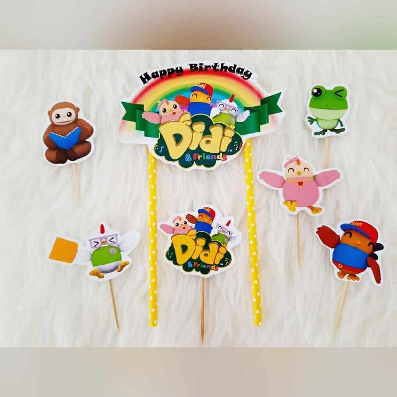 Jual Topper Didi and friends topper ulang tahun topper happy birthday ...