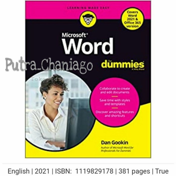 Jual Buku Microsoft Word for Dummies by Dan Gookin | Shopee Indonesia