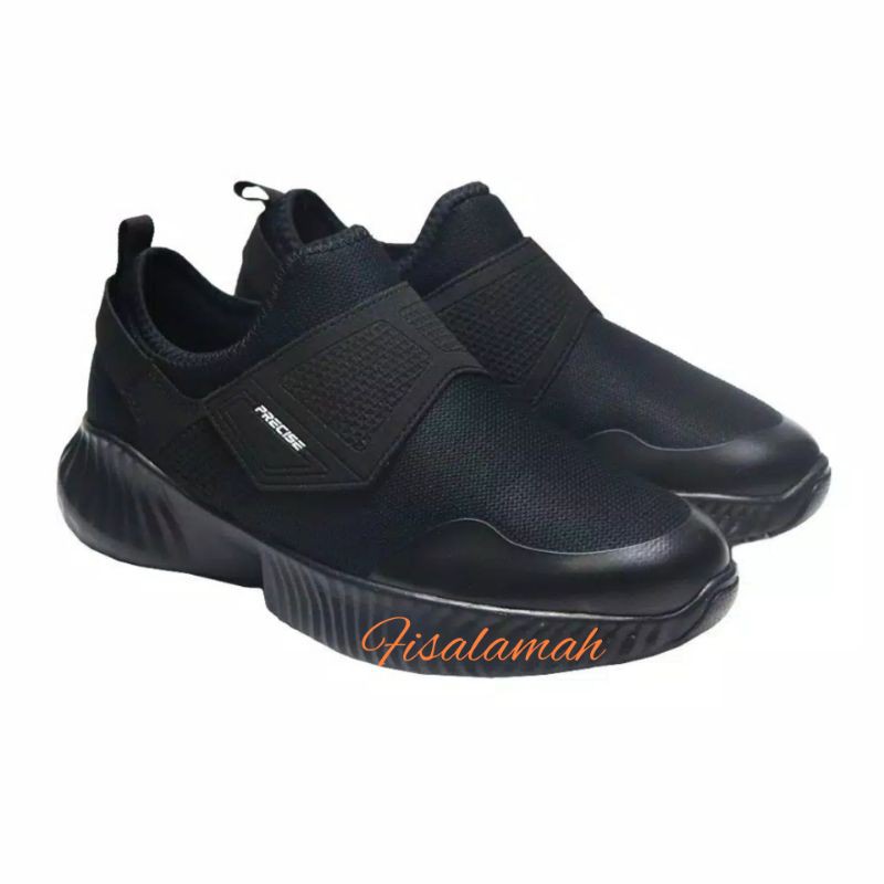 Jual Sepatu Precise Deflin JT - All Black | Shopee Indonesia